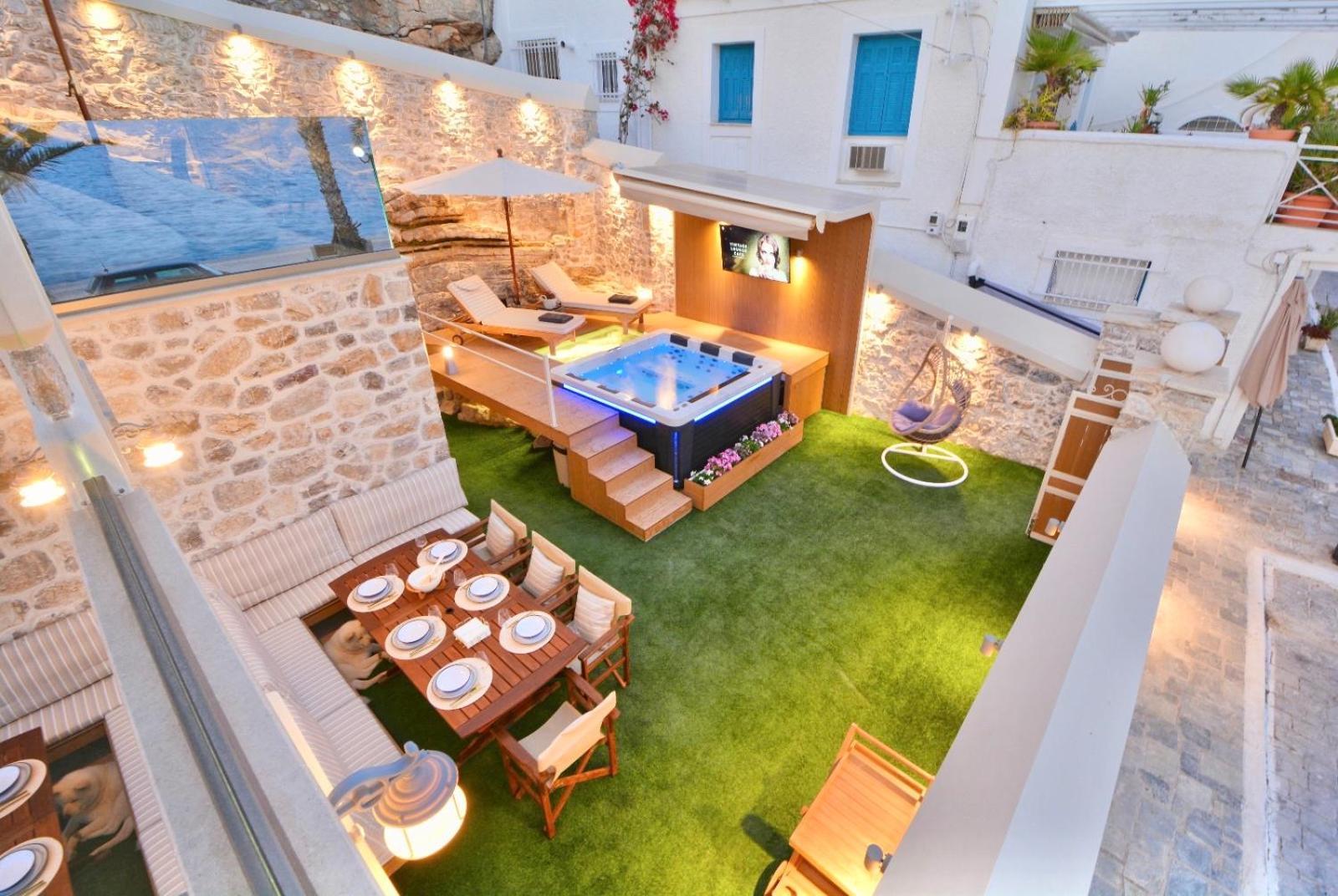 Villasonboard Rock Villa 3 Bed, 3 Bath, Jacuzzi, Seaside Ermioni Exteriör bild